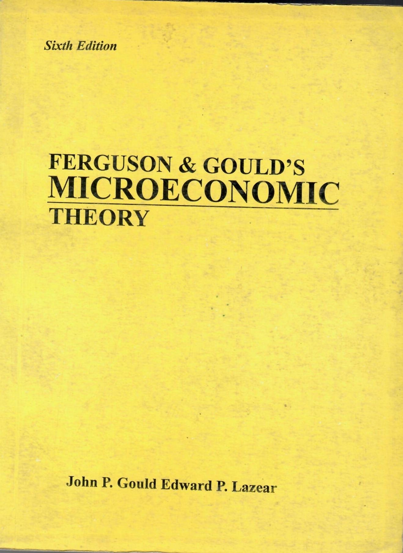 Microeconomic Theory